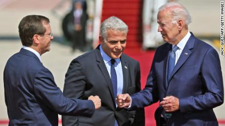 Fist bumps instead of handshakes: Biden tries to &#39;minimize contact&#39; in Israel and Saudi Arabia