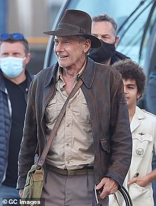 Iconic: Harrison Ford has played Indiana Jones in four films, with a fifth one slated to be coming in June 2023