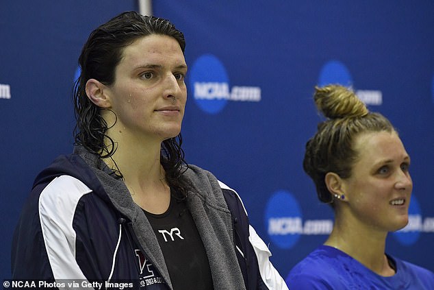 Gaines and Thomas famously tied for fifth place in the women's 200-meter NCAA championships in March, but as there was only one trophy, Gaines was told by the event's organizers that the trophy would be given to Thomas, while hers would be mailed at a later time