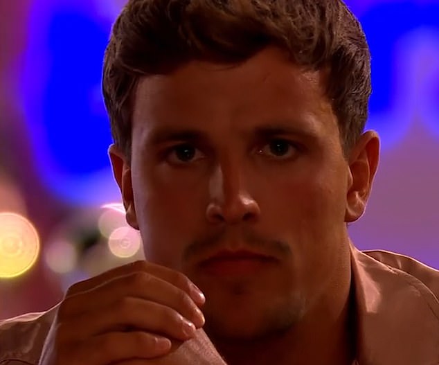 Not happy: Luca was left absolutely fuming when he witnessed throwback scenes of Gemma flirting up a storm with new boy Billy on Friday's episode