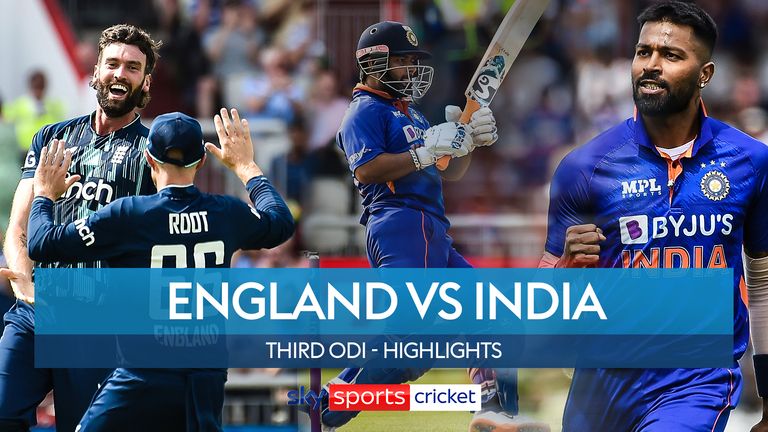 The best of the action from the third ODI between England and India at Emirates Old Trafford