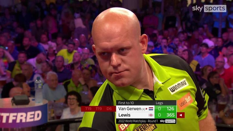 Michael van Gerwen gave an honest assessment of his performance in his hard-fought victory over Adrian Lewis