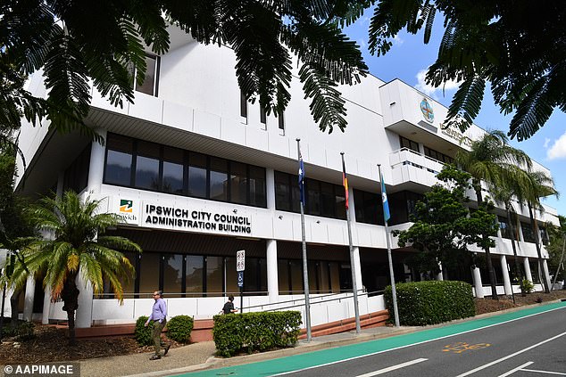 Pisasale's mayoral office in Ipswich City Council (pictured) was raided by police in June 2017, prompting him to resign shortly after