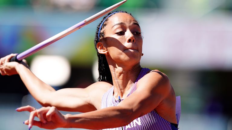 Katarina Johnson-Thompson finished eighth in the heptathlon