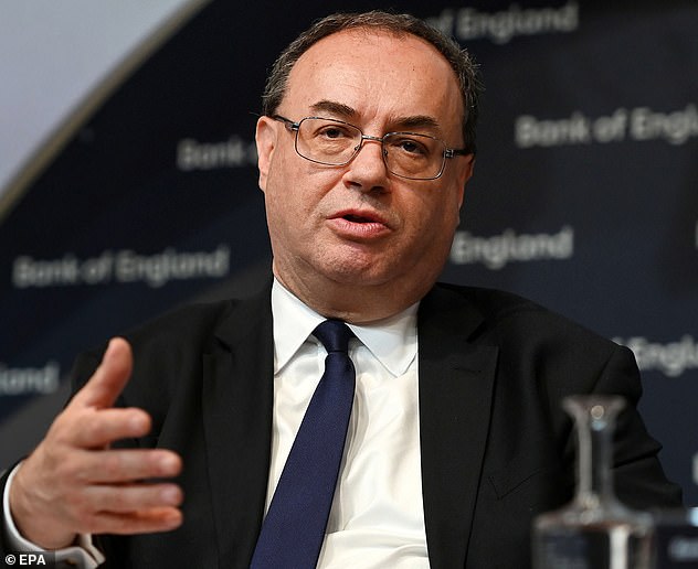 Bank of England Governor Andrew Bailey has hinted at a 0.5 percentage point rate increase