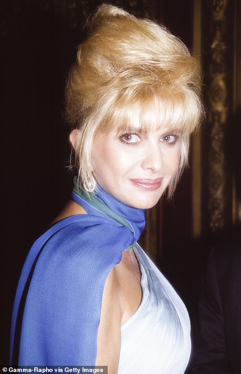 Ivana Trump in Paris, 1991