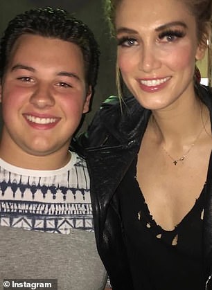 Kodei Mulcahy and Delta Goodrem