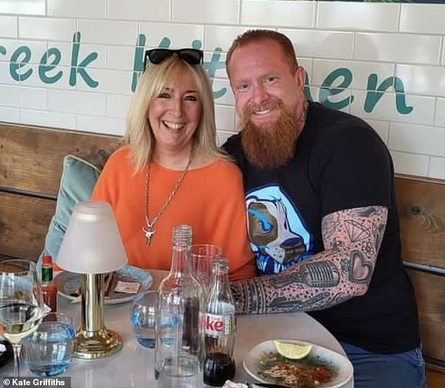 Kate (pictured with Jay last month at The Oyster Kitchen in Southend) says that when she say the pictures she was so angry with Jay that she dumped him and threw him out of their home