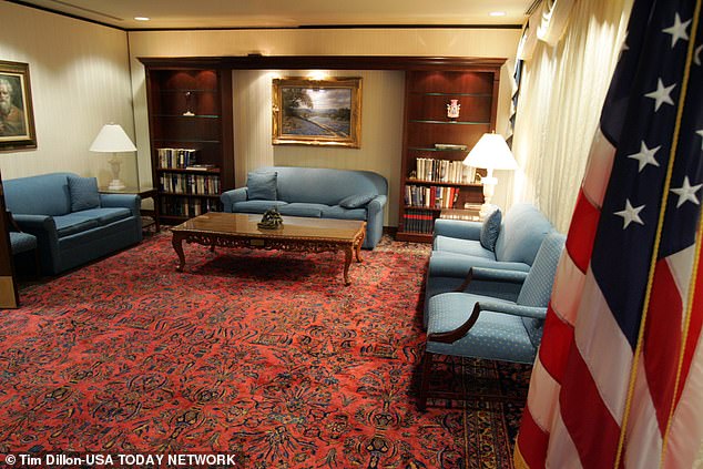 The Presidential suite at Walter Reed hospital, known as Ward 71, is equipped with secure communications devices, as well as rooms for convalescing leaders to receive visitors