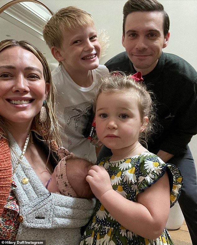 Family: She shares daughters Banks, three, and Mae, one, with her husband Matthew Koma, 35. Hilary and Matthew began dating in 2017 and tied the knot in December 2019. The star is also mother to 10-year-old son Luca, whom she shares with her ex-husband Mike Comrie