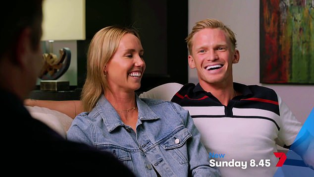 In a new trailer for the chat, the pair are quizzed about their sizzling new romance and their Olympic ambitions, after their reported 'love triangle' with Emma's ex Kyle Chalmers