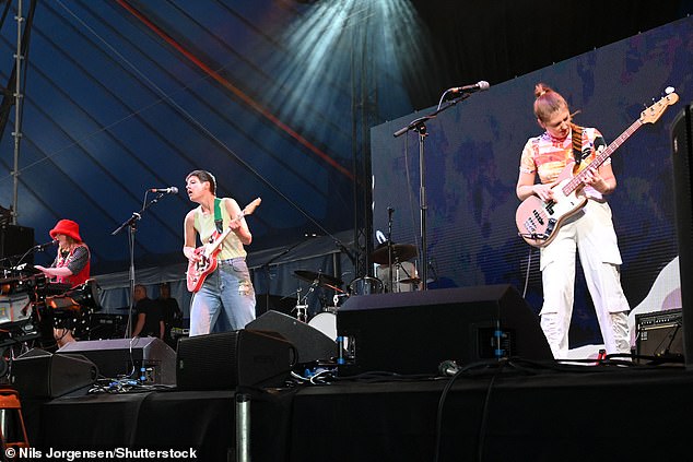 Enjoy! Those heading to Latitude can enjoy a myriad of different music acts. Pictured, Porridge Radio