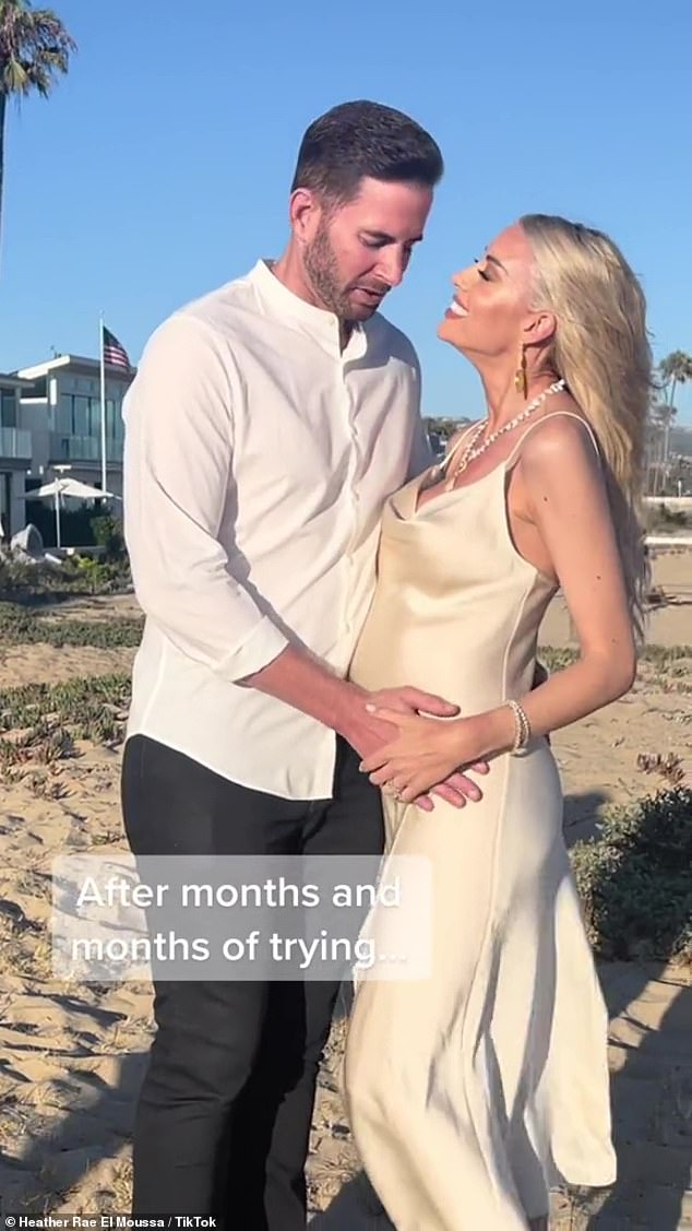 Baby makes three: On Wednesday, 35-year-old Selling Sunset star Heather Rae shared the happy pregnancy news with People as she showed off her baby bump in a silk slip dress