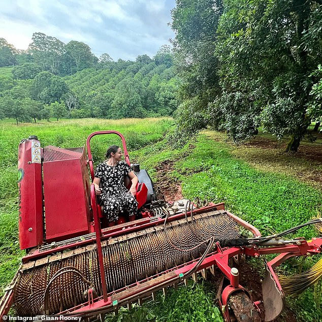 Giaan says she and the family love life on the farm