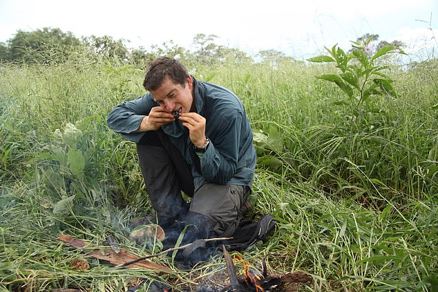 Anti-vegetable: He's known for eating whatever he needs to in order to survive out in the jungle, but is now 'Super against nuts. And against grains, wheat, and vegetables'