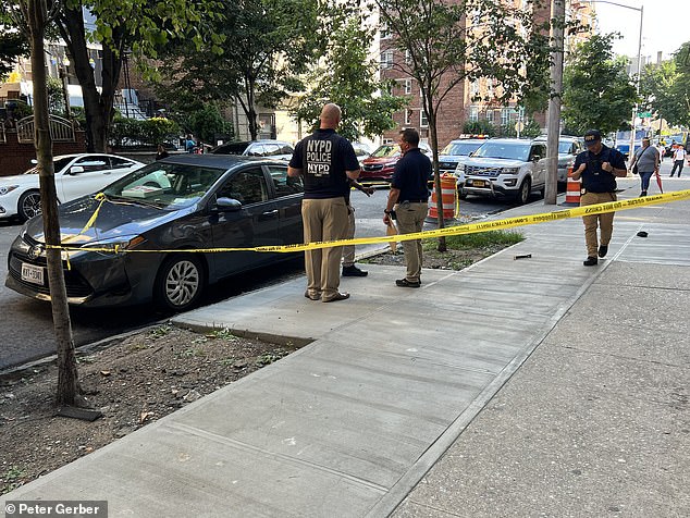 Police are on the scene at East 205 Street and Decatur Avenue in Norwood where the brutal attack occurred at 1:15 p.m. on Thursday