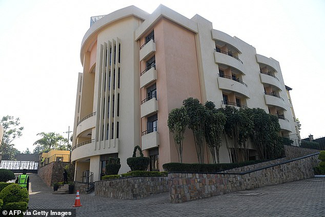 He also told the undercover reporter to ignore the threat of removal to Rwanda under the Government’s controversial plan to send migrants to the East African country. One of the hotels which was ready to host the migrants is pictured above