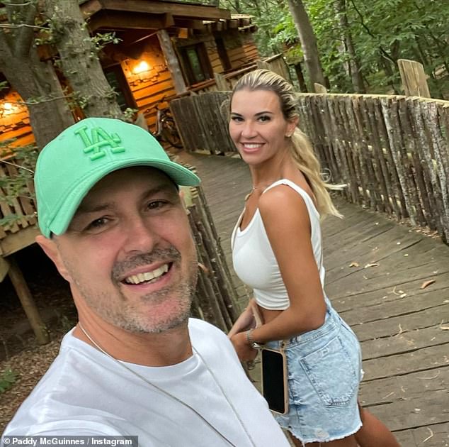 Scandal: Paddy denied claims he secretly flirted with a second girl behind estranged wife Christine's back - amid allegations he kissed another star