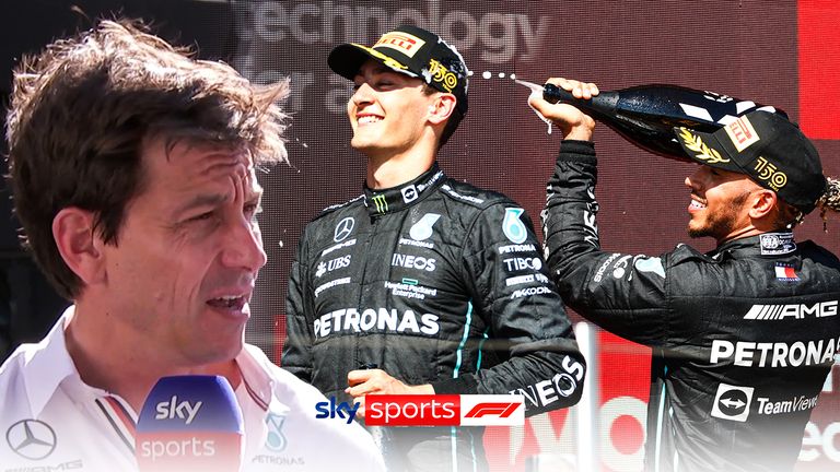 Mercedes team principal Toto Wolff says the team effort was great as they secured their first double podium of the season