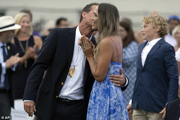 During his acceptance speech at his sport's Hall of Fame earlier this month, the former world No. 1 tennis was full of emotion as he expressed his gratitude for his 'incredible' wife