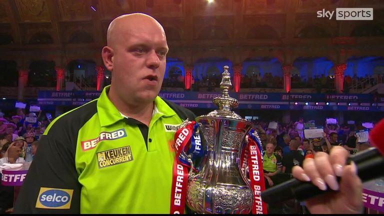 Van Gerwen says the good times are coming back after winning a World Matchplay classic