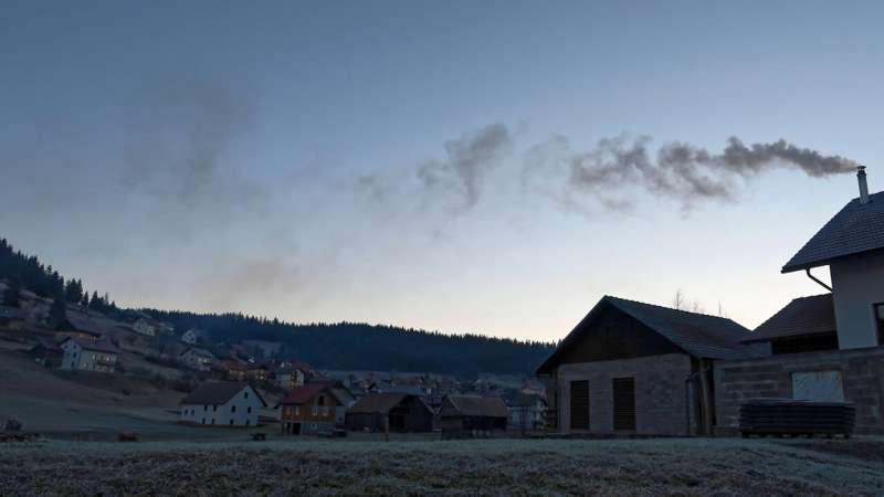 Wood heating pollutes the air in mountain areas more than previously assumed