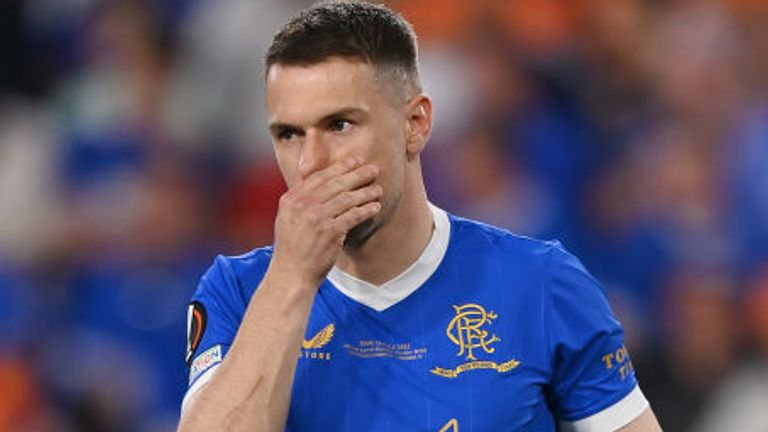 Aaron Ramsey missed the decisive spot-kick as Rangers were beaten on penalties in the Europa League final