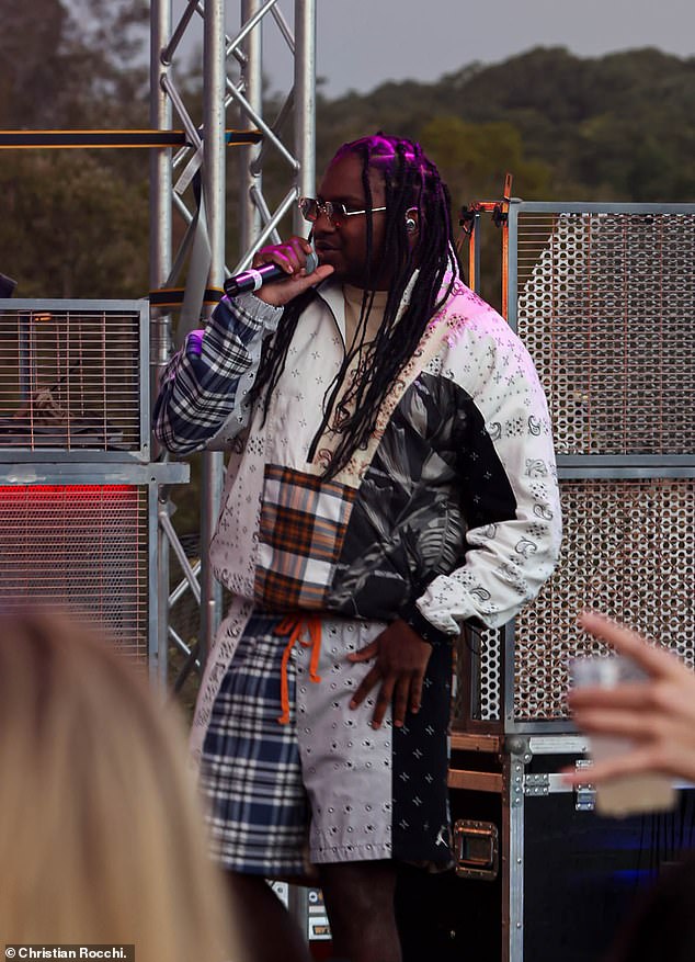 The exclusive event featured a performance by ARIA award winner Baker Boy (pictured)