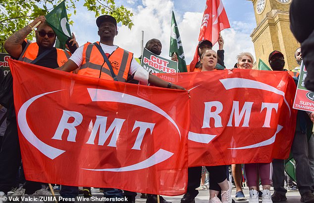 Britons are being urged to only travel if necessary tomorrow as the RMT union stage another national rail strike as they continue their demands for large pay hikes.