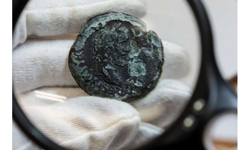 In a first, coin bearing zodiac found off Israel's coast