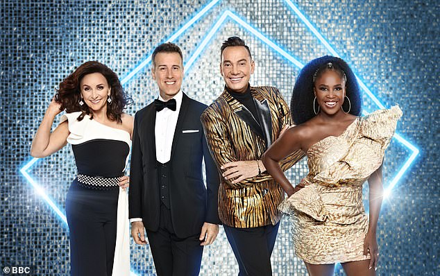 New line up: (L-R) Shirley Ballas, Anton Du Beke, Craig Revel Horwood and Motsi Mabuse