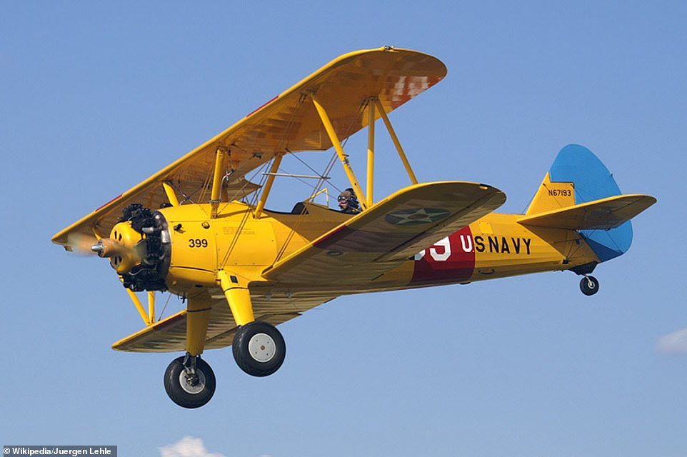 Learning: The actor was recently said said to have been learning how to use a 1943 Boeing Stearman Model 75 after recently wrapping filming on Mission: Impossible 7