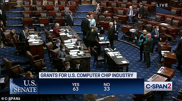 The Senate voted to pass the CHIPS bill on Wednesday