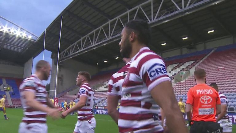 Bevan French dived over for his second try against Hull Kingston Rovers as Wigan Warriors continued to dominate