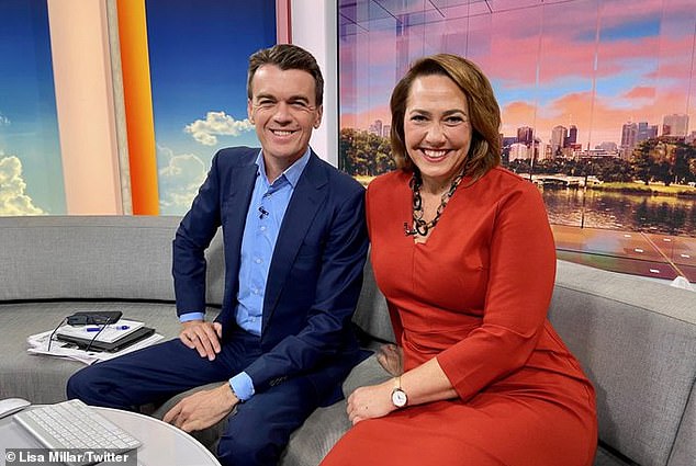 The announcement comes a year after concerns were raised over a possible staff exodus in the event of the ABC moving from trendy inner Sydney to the 'Wild West'. Pictured: Michael Rowland and Lisa Millar, the hosts of Melbourne-based ABC News Breakfast