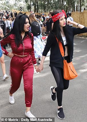 'The Sydney TV industry is mostly made up of people who live in the eastern suburbs or inner city. There's a real disconnect between the way people in the suburbs see life and those in the TV bubble,' Mr McKnight told Daily Mail Australia. (Pictured: two women at western Sydney's now-defunct Defqon music festival)