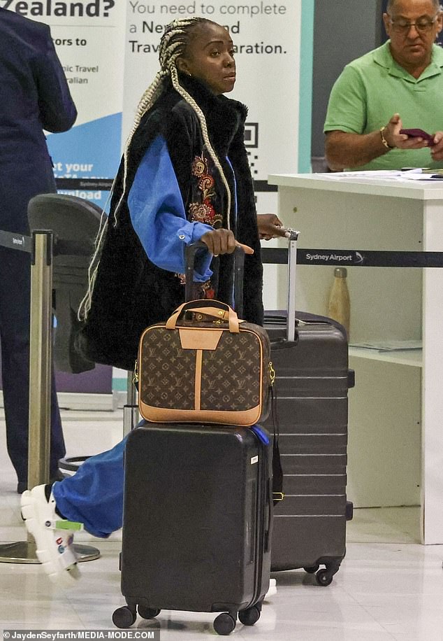 Actress Suzan Mutesi was among the group, dressed in a faux fur vest with elaborate embroidery