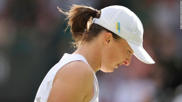 Wimbledon: Polish tennis star Iga Swiatek’s winning streak ends in defeat by France’s Alizé Cornet