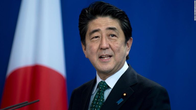 Former Japanese Prime Minister Shinzo Abe