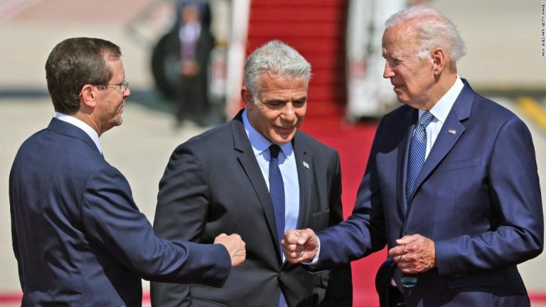 Fist bumps instead of handshakes: Biden looks to ‘minimize contact’ in Israel and Saudi Arabia