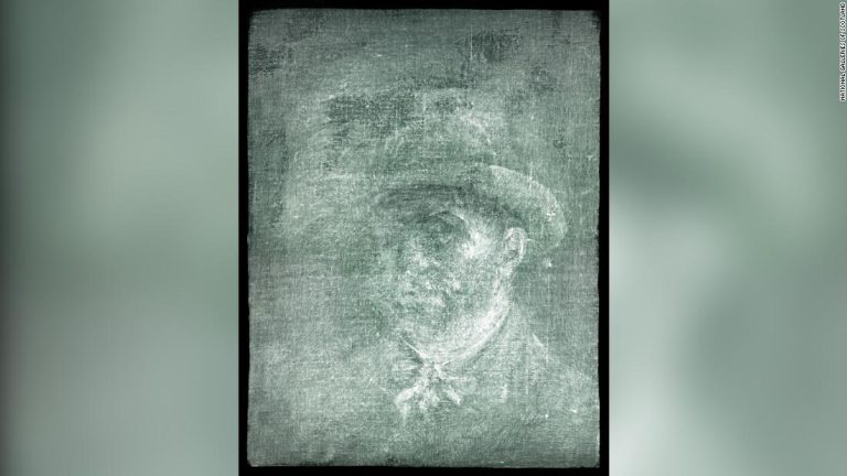 Hidden Van Gogh self-portrait found behind another painting