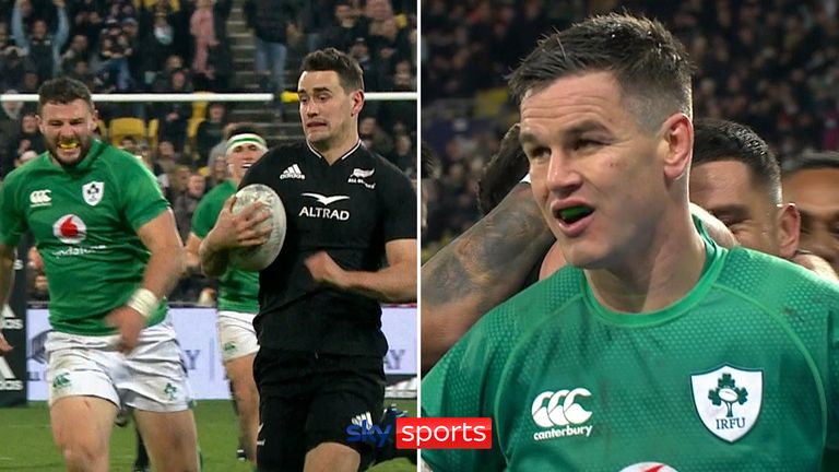 60 amazing seconds: NZ run in try after Johnny Sexton hits crossbar | Video | Watch TV Show