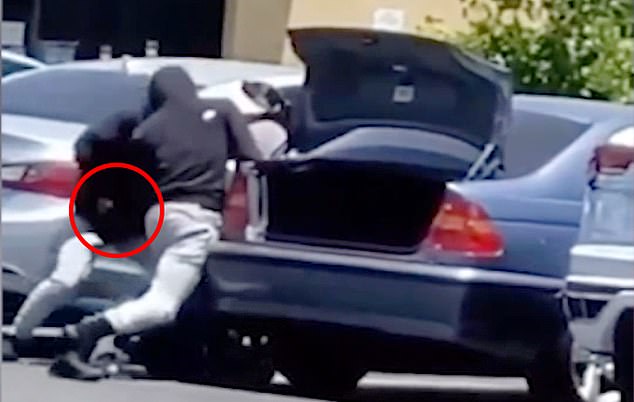 Armed LA muggers wrestle man to ground and steal his $60,000 Rolex before pistol-whipping victim