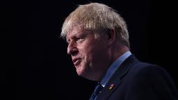 Boris Johnson delivers remarks at 10 Downing Street