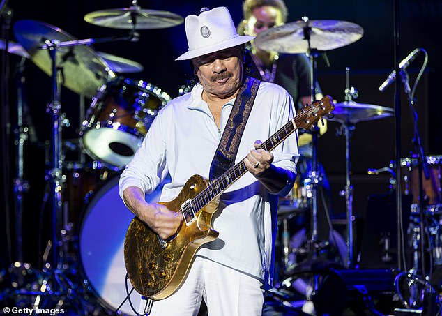 Carlos Santana postpones Indiana show three days after being hospitalized following fall on stage