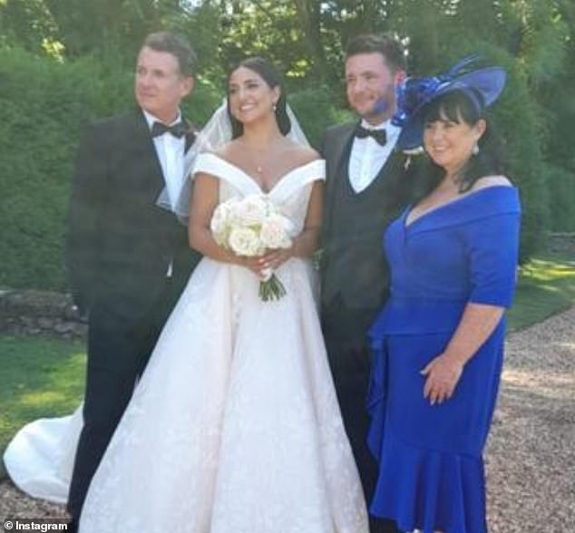 Coleen Nolan and Shane Ritchie’s son Shane Jr marries his girlfriend of six years Maddie Wahdan