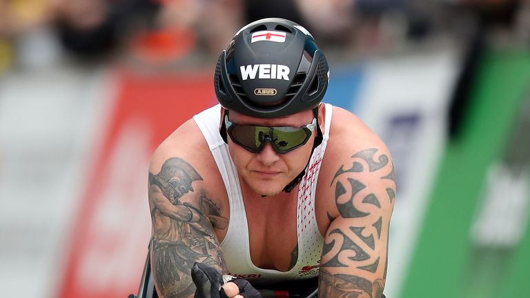 David Weir had his gold medal chances ripped away from him by a mechanical issue