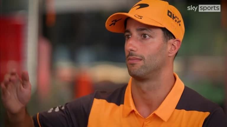 McLaren's Ricciardo speaks to Ted Kravitz to dismiss speculation surrounding his future with the team