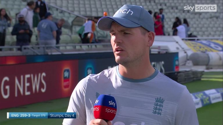 England's Alex Lees praised skipper Ben Stokes for his role in England's brilliant performance against India.