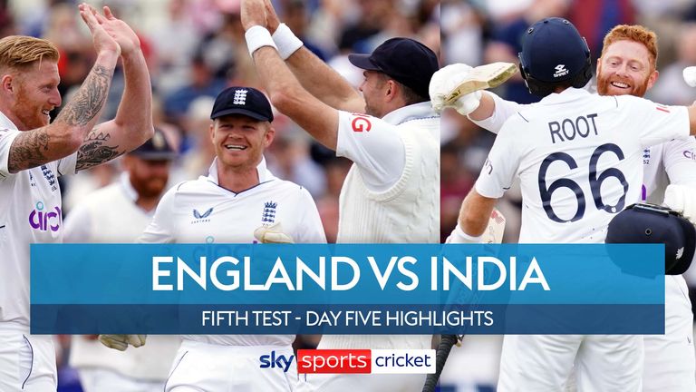 Highlights from day five of the fifth Test at Edgbaston as England clinched an astonishing seven-wicket win over India after chasing down a national-record 378